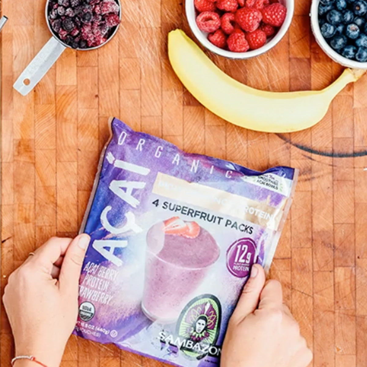 Acai Protein Smoothie - Powerhouse Protein Smoothie Recipe | Sambazon