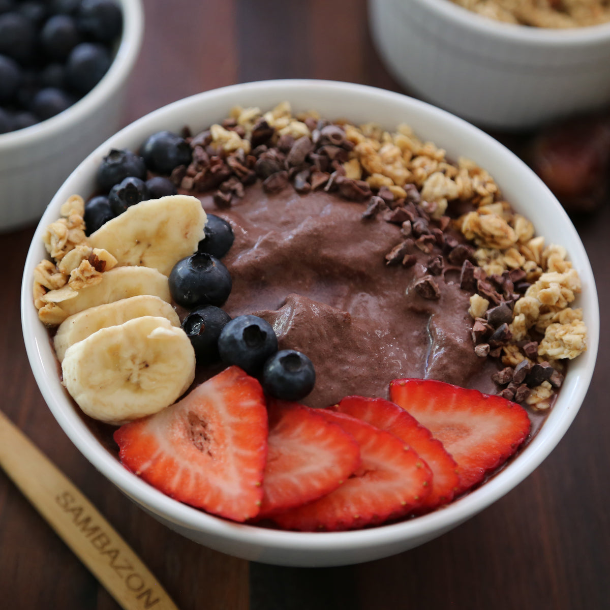 Best Homemade Chocolate Acai Bowl Recipe | Sambazon